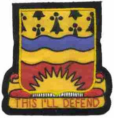 142nd Engineer Battalion, Custom made Cloth Patch - Saunders Military Insignia