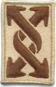 143rd Transportation Command Brigade Patch, Desert Subdued - Saunders Military Insignia