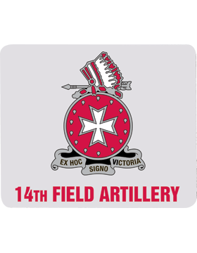 14th Field Artillery mouse pad