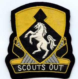 153rd Cavalry Custom made Cloth Patch - Saunders Military Insignia