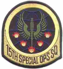 15th Special Operations Squadron -new design Patch, subdued - Saunders Military Insignia