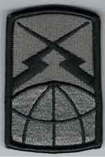 160th Signal Brigade Army ACU Patch with Velcro
