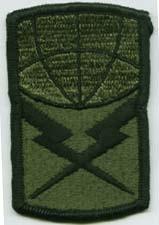 160th Signal Brigade Subdued patch