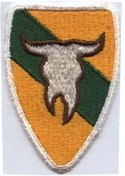 163rd Armored Cavalry Regiment -early design color patch Patch Cut Edge - Saunders Military Insignia