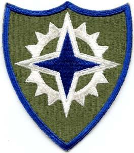 16th Army Corps, Patch Cut Edge WWII - Saunders Military Insignia