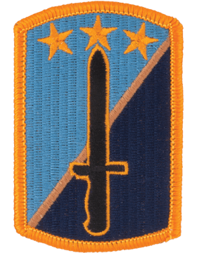 170th Infantry Brigade full color patch