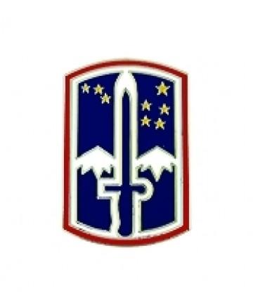 172nd Infantry Brigade metal hat pin