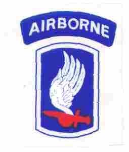 173rd Airborne Brigade Decal, vinyl adhesive