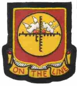 177th Field Artillery Battalion, Custom made Cloth Patch - Saunders Military Insignia