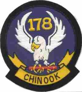 178th Aviation Company Custom made Cloth Patch - Saunders Military Insignia