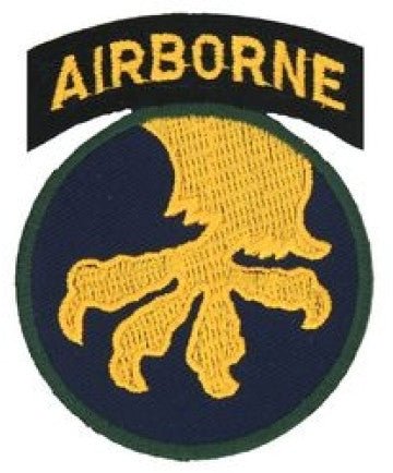 17th Airborne Division Patch Authentic WWII