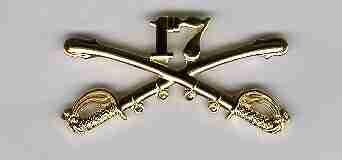 17th Cavalry Cap badge,