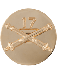 17th Field Artillery Enlisted Regimental Branch Of Service Insignia Badge - Saunders Military Insignia