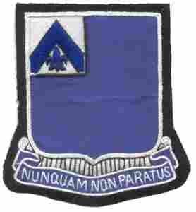 185th Infantry Regiment Custom made Cloth Patch