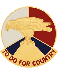 185th Quartermaster Battalion Unit Crest - Saunders Military Insignia