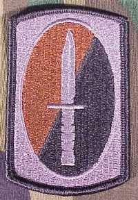 188th Infantry Brigade Army ACU Patch with Velcro