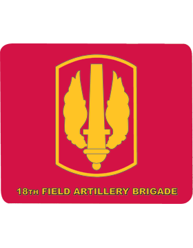 18th Field Artillery mouse pad - Saunders Military Insignia