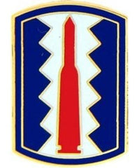 197th Infantry Brigade metal hat pin - Saunders Military Insignia