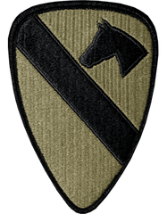 1st Cavalry Division Multicam cloth patch - Saunders Military Insignia