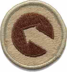 1st COSCOM Log Command desert subdued Patch - Saunders Military Insignia