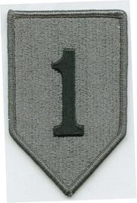 1st Infantry Division, Army ACU Patch with Velcro - Saunders Military Insignia