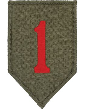1st Infantry Division Color Patch - Saunders Military Insignia