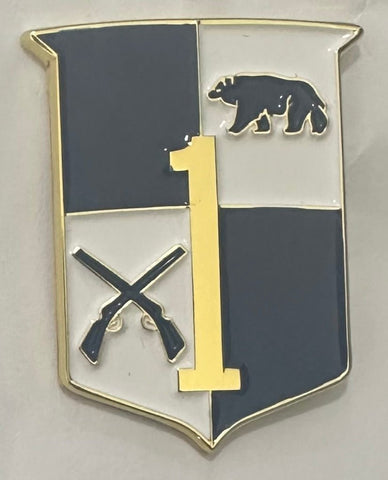 1st Regiment California State Guard Unit Crest - Saunders Military Insignia