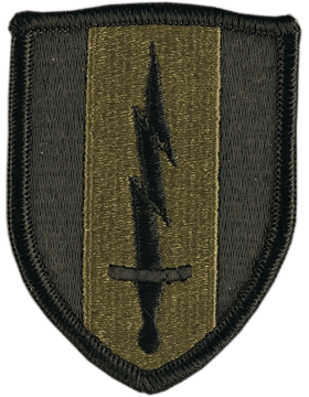 1st Signal Brigade Green Subdued patch