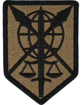 200th Military Police Command Multicam or OCP cloth patch with Velcro