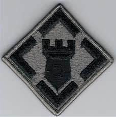 20th Engineer Brigade Army ACU Patch with Velcro
