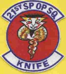 21st Special Operations Squadron Knife Patch - Saunders Military Insignia