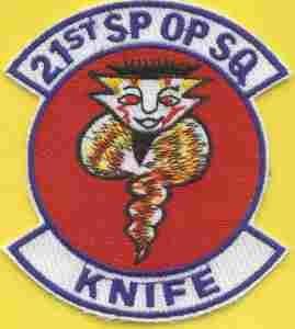 21st Special Operations Squadron Knife Patch