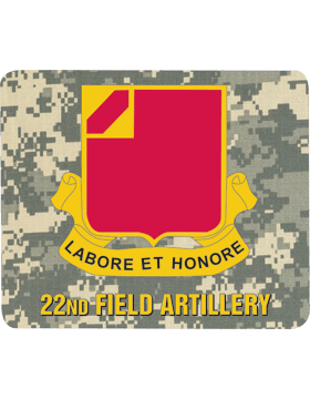 22nd Field Artillery mouse pad