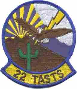 22nd Tactical Air Support Training Squadron Patch