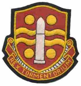 246th Field Artillery Battalion, Custom made Cloth Patch