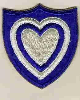 24th Army Corps Patch Original WWII Cut Edge