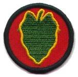 24th Infantry Division, Color Patch - Saunders Military Insignia