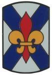 256th Infantry Brigade Combat Service Badge, Metal ID Bage - Saunders Military Insignia
