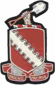 25th Armored Engineer Battalion Custom made Cloth Patch