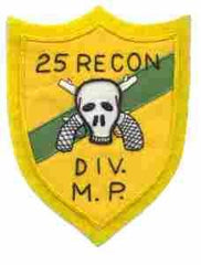 25th Division Reconnaissance Mounted Patrol Full Color Patch - Saunders Military Insignia