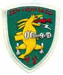 25th Fighter Squadron Fighter Patch - Saunders Military Insignia