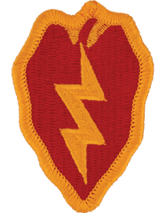 25th Infantry Division cloth patch - Saunders Military Insignia
