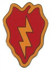 25th Infantry Division Combat Identification Badge Metal Badge - Saunders Military Insignia