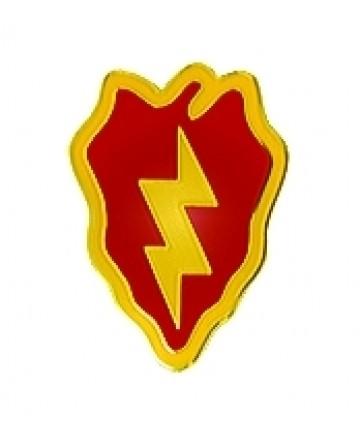 25th Infantry Division Metal hat pin
