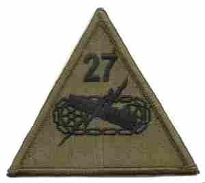 27th Armored Division Subdued patch - Saunders Military Insignia