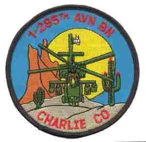 285th Aviation 1st Battalion Company C, Patch - Saunders Military Insignia