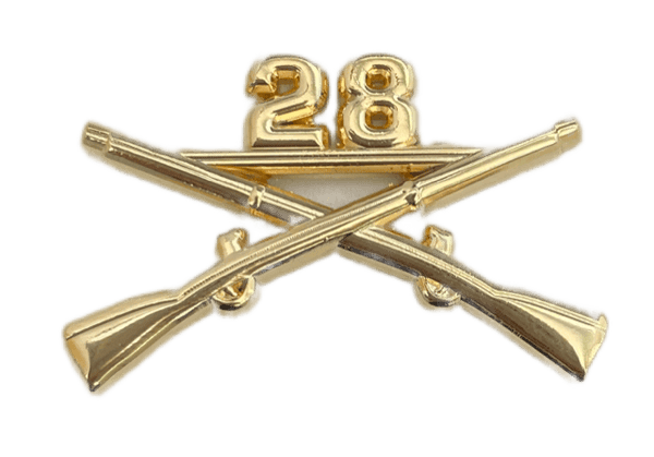 28th Infantry Officer Regimental Branch Of Service Insignia Badge