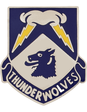 297th Cavalry Regiment Alaska National Guard Unit Crest THUNDERWOLVES