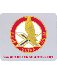 2nd Air Defense Artillery mouse pad - Saunders Military Insignia