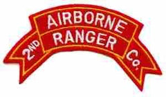 2nd Airborne Ranger Company Scroll - Saunders Military Insignia